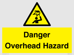 Danger Overhead Hazard